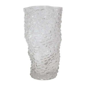 Skleněná váza čirá 26,5cm