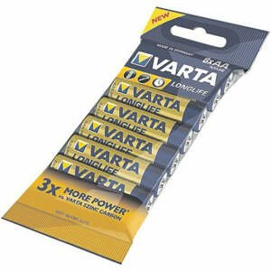 Alkalické baterie Varta longlife AAA 8 ks