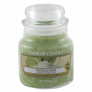 Svíčka Yankee candle Vanilka s limetkou, 104g