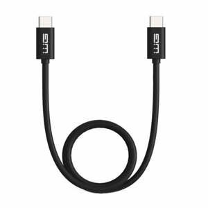 Kabel WG USB-C na USB-C, 3A, 1 metr, černá