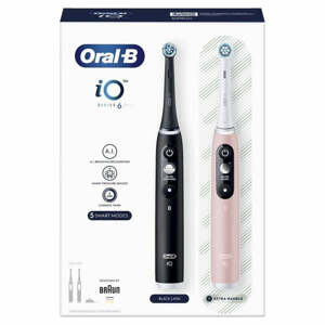 Elektrický zubní kartáček Oral-B iO6 Series Duo Pack, 2 ks