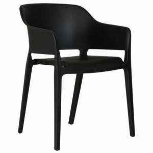 Plastová jídelní židle Limas černá