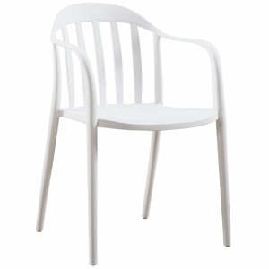 Plastová jídelní židle Minas bílá