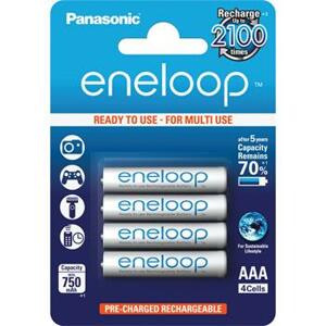 Panasonic Eneloop AAA 4ks 4MCCE/4BE; 4MCCE/4BE