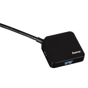 Hama USB-3.0-Hub 1:4, černý; 12190
