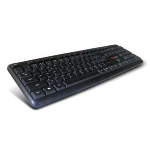 C-TECH KB-102 PS2 slim black, CZ/SK klávesnice; KB-102-BL