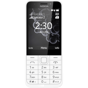 Nokia 230 Dual SIM, stříbrný; A00026951