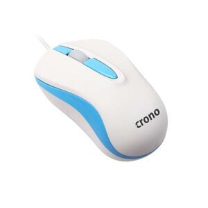 Crono CM642 - optická myš, USB, modrá + bílá; CM642