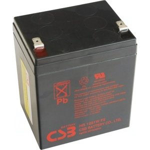 akumulátor CSB HR1221W F2 (12V/5,1Ah); UPSCSB015