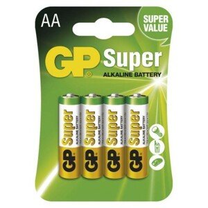 GP Alkalická baterie Super LR6 (AA), blistr   B1321; 1013214000