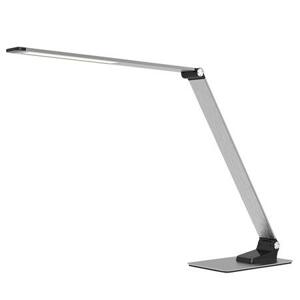 Solight LED stolní lampička stmívatelná, 11W,  změna chromatičnosti, broušený hliník, stříbrná; WO51-S