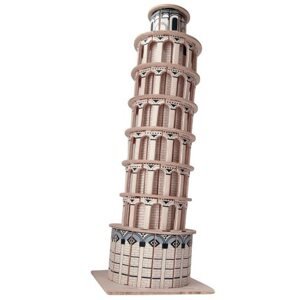 WOODEN TOY , WCK 3D puzzle Šikmá věž v Pise barevná; 116808