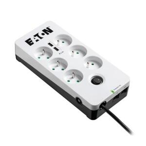 EATON přepěťová ochrana Protection Box 6 Tel@ USB FR, 6 zásuvek + 2x USB + telefon; PB6TUF