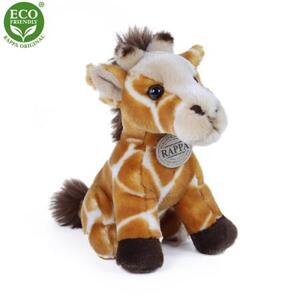 Rappa Plyšová žirafa sedící 18 cm ECO-FRIENDLY; 211469