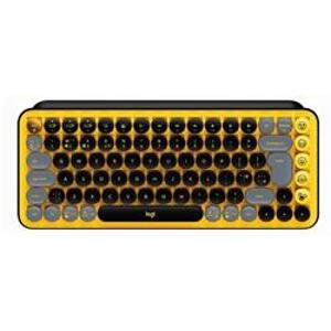 Logitech POP Keys Wireless Mechanical Keyboard With Emoji Keys - BLAST_YELLOW - US INT'L - INTNL; 920-010735