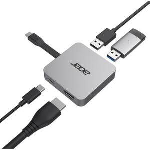 Acer Acer 4in1 Type C dongle: 1 x HDMI + 2 x USB3.2 + 1 x USB C; HP.DSCAB.014