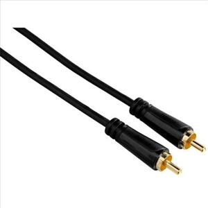 Hama video kabel cinch - cinch, pozlacený, 3*, 1,5 m; 122153