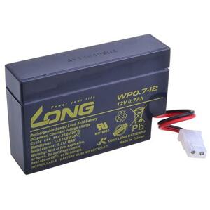 Long 12V 0,7Ah olověný akumulátor AMP (WP0.7-12); PBLO-12V000,7-AMP
