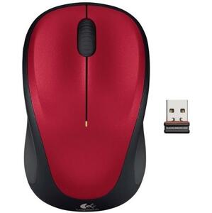 Logitech Wireless Mouse M235, červená; 910-002496