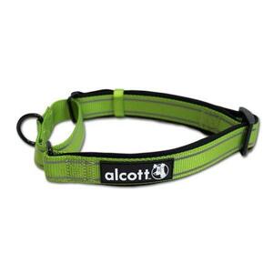 Alcott reflexní obojek pro psy, Martingale, zelený, velikost L; AC-05449