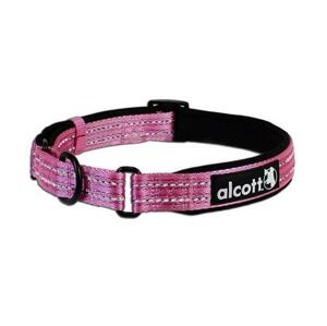 Alcott reflexní obojek pro psy, Martingale, růžový, velikost S; AC-05296