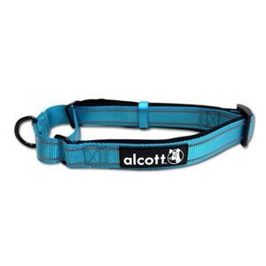 Alcott reflexní obojek pro psy, Martingale, modrý, velikost M; AC-05364
