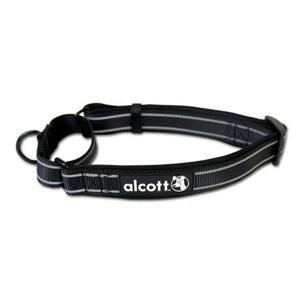 Alcott reflexní obojek pro psy, Martingale, černý, velikost L; AC-05401