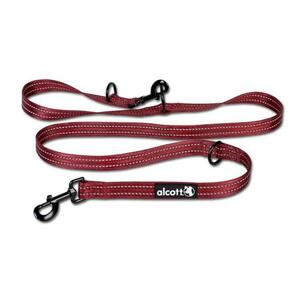 Alcott nastavitelné vodítko pro psy, červené, velikost M; AC-16339