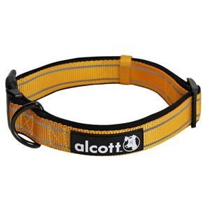 Alcott reflexní obojek pro psy, Adventure, oranžový, velikost M; AC-03353