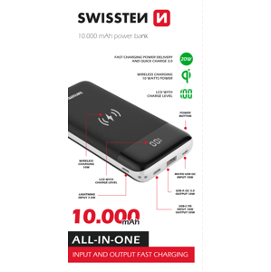 Swissten All-In-One power Bank 10000 mAh ; 22013927