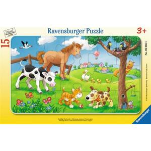 RAVENSBURGER Puzzle Roztomilí kamarádi 15 dílků; 111930