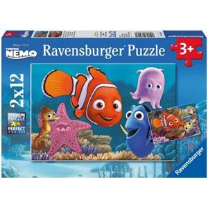 RAVENSBURGER Puzzle Hledá se Nemo 2x12 dílků; 111961