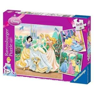 RAVENSBURGER Puzzle Disney princezny: Sny 3x49 dílků; 115460