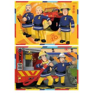 RAVENSBURGER Puzzle Požárník Sam v akci 2x12 dílků; 116451