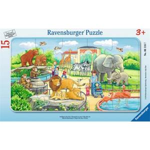 RAVENSBURGER Puzzle Návštěva ZOO 15 dílků; 118998