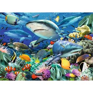 RAVENSBURGER Puzzle Žraločí útes XXL 100 dílků; 124724