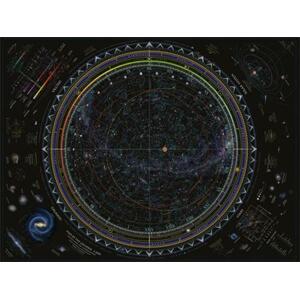 RAVENSBURGER Puzzle Mapa vesmíru 1500 dílků; 123810