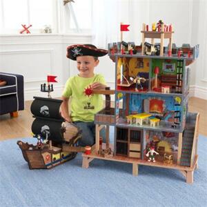 KIDKRAFT Dřevěný hrací set Piráti s vybavením; 24841