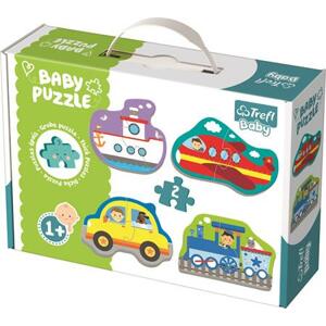 TREFL Baby puzzle Doprava 4x2 dílky; 122588