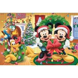 TREFL Puzzle Vánoce s Mickey Mousem 100 dílků; 127113