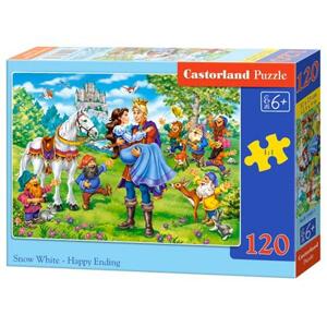 CASTORLAND Puzzle Sněhurčin šťastný konec 120 dílků; 123674