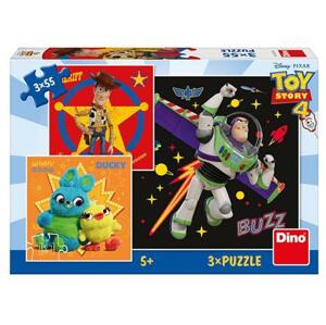 DINO Puzzle Toy Story 4, 3x55 dílků; 127373