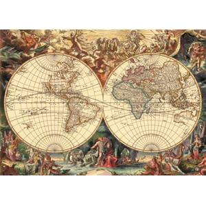 DINO Puzzle Historická mapa 1000 dílků; 5830