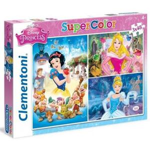 CLEMENTONI Puzzle Disney princezny 3x48 dílků; 116750