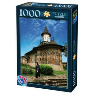 D-TOYS Puzzle Klášter Sucevita, Rumusko 1000 dílků; 119621