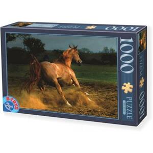 D-TOYS Puzzle Kůň ve výběhu 1000 dílků; 119223