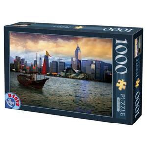 D-TOYS Puzzle Hong Kong, Čína 1000 dílků; 119505