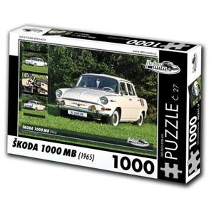 RETRO-AUTA Puzzle č. 27 Škoda 1000 MB (1965) 1000 dílků; 120418