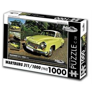 RETRO-AUTA Puzzle č. 28 Wartburg 311,1000 (1963) 1000 dílků; 120399