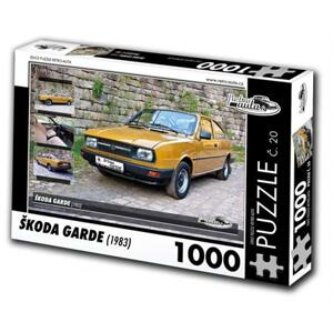 RETRO-AUTA Puzzle č. 20 Škoda Garde (1983) 1000 dílků; 120424